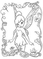 kolorowanki Dzwoneczek Disney malowanka elfy dla dziewczyn wróżka numer  25